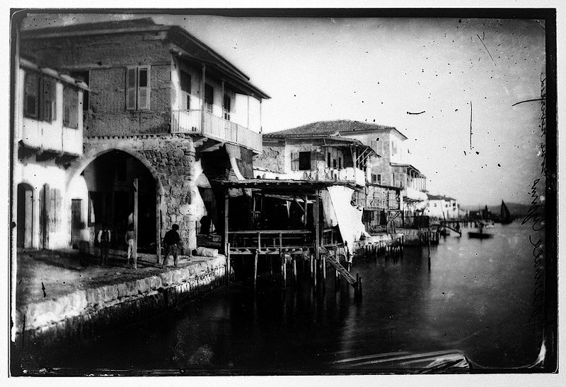 File:View of buildings on the sea front at Larnaca, Cyprus. Wellcome L0018511.jpg