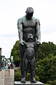 English: Statue on the bridge in the Vigeland sculpture park, Oslo, Norway