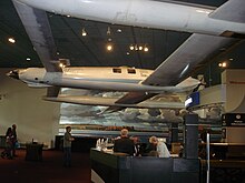 Voyager on display in the National Air and Space Museum