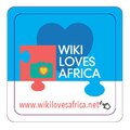 Wiki Loves Africa generic square stickers with bleed