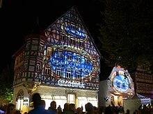 Waiblingen leuchtet am Marktplatz