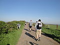 Walk the Wight 2012, seen at Culver Down, Isle of Wight, near the beginning of the walk.