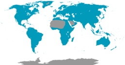 Мапа поширення гусеподібних