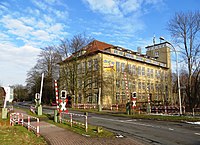 De voormalige puddingfabriek van Polak in Weener (2013)