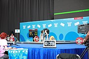 Deutsch: Gewichtheben bei den Olympischen Jugendspielen 2018; Tag 1, 7. Oktober 2018; Jungen 56 kg English: Weightlifting at the 2018 Summer Youth Olympics at 7 October 2018 – Boys' 56 kg