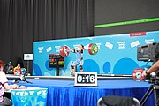 Deutsch: Gewichtheben bei den Olympischen Jugendspielen 2018; Tag 1, 7. Oktober 2018; Jungen 56 kg English: Weightlifting at the 2018 Summer Youth Olympics at 7 October 2018 – Boys' 56 kg