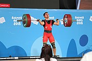 Deutsch: Gewichtheben bei den Olympischen Jugendspielen 2018; Tag 2, 10. Oktober 2018; Jungen 62 kg English: Weightlifting at the 2018 Summer Youth Olympics at 8 October 2018 – Boys' 62 kg