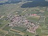 Aerial view of winter peace