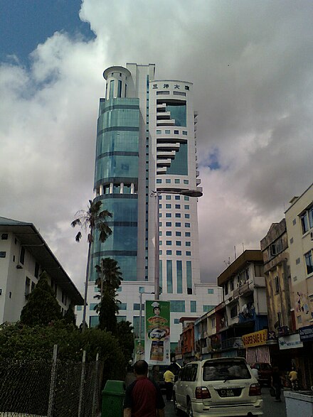 The Sanyan Tower in Sibu