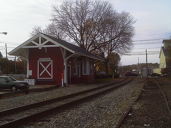 The former station at Wyckoff