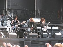 X Japan at Lollapalooza in 2010 X Japan at Lollapalooza 2010 (4874085111).jpg