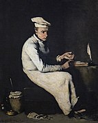 Le cuisinier comptable (The accountant cook) by Théodule Ribo - Marseille, Musée des beaux-arts