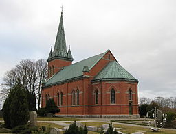 Östra Grevie kyrka i mars 2010.