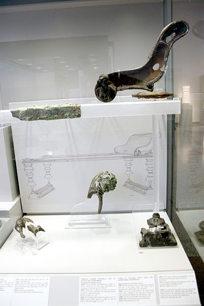File:0162 - Archaeological Museum, Athens - Part of couches - Photo by Giovanni Dall'Orto, Nov 11 2009.jpg