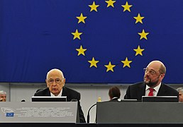 Napolitano & Schulz Europaparlament