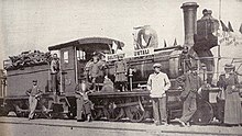 Opening of the railway in Rhodesia, 1899 1899railroad salisbury.jpg