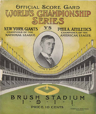<span class="mw-page-title-main">1911 World Series</span> 1911 Major League Baseball championship series