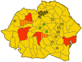 1926 Romanian Assembly, constituencies by first-parties.svg