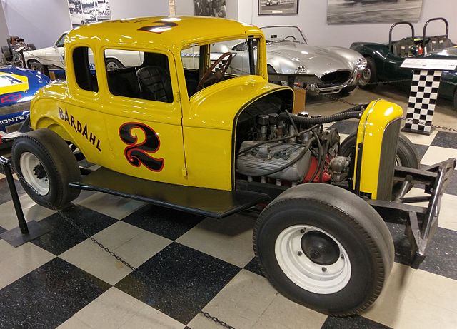 1932 Ford Hardtop raced by A.J Foyt in 1955, California Automobile Museum