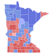 1962 Minnesota gubernatorial election results map by county.svg