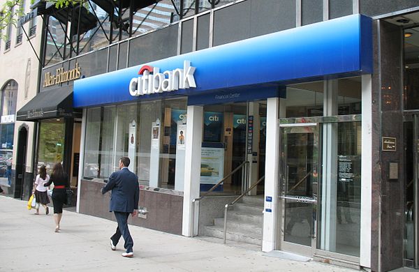 Citibank branch on Michigan Avenue in Chicago