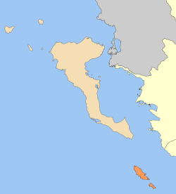 Paxosz (É) és Antípaxosz (D) szigetpár Korfutól délkeletre