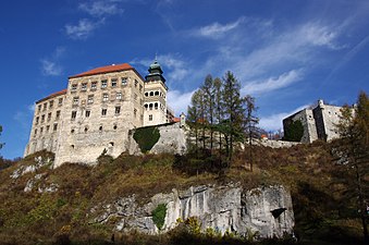 Zamek od strony doliny