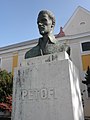 Bust of Sándor Petőfi in Sárvár