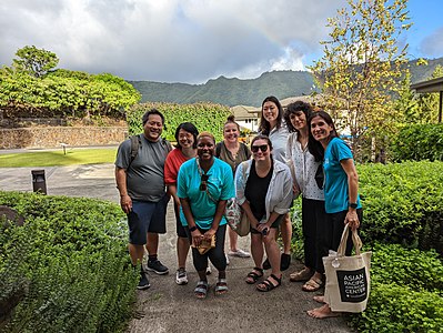 Manoa Heritage Center with Smithsonian staff