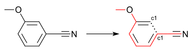 File:3-cyanoanisole SMILES.svg