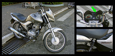 The Honda CG 150 Titan Mix was the first flex-fuel motorcycle launched to the market in the world.