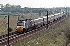 A GNER InterCity 125 near York. The InterCity 125 set the current world speed record for a diesel train (148 mph) near Thirsk in 1987. A HST heads North to York - geograph.org.uk - 330481.jpg