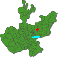 Location of the municipality in Jalisco