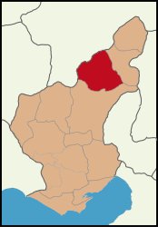 Feke District - Harta