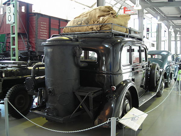 Adler Diplomat 3 with gas generator (1941)