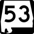 Маркер State Route 53