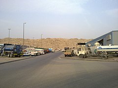 View of the ridge from the industrial zone of Al-Ain, 2012