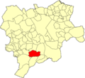 Розташування муніципалітету Ельче-де-ла-Сьєрра