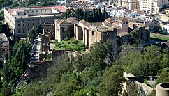 Alcazaba vista desde el Castillo de Gibralfaro