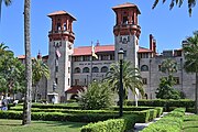 Ponce de Leon Hotel, now part of Flagler College, St. Augustine, Florida, USA U.S. National Landmark This is an image of a place or building that is listed on the National Register of Historic Places in the United States of America. Its reference number is 75002067.