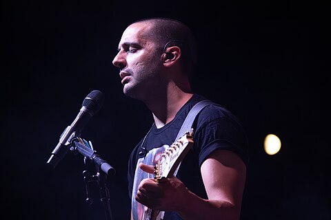 Alessandro Samaritani, guitarist and pop singer.