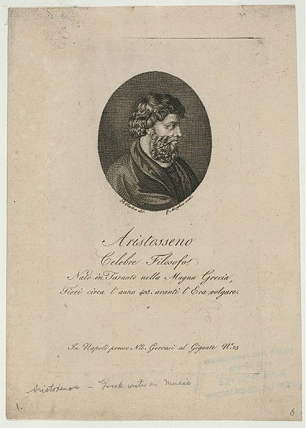 タランタスのアリストクセノス Ἀριστόξενος ὁ Ταραντίνος, Aristoxenus of Tarentum