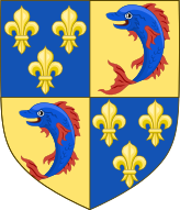 Arms of the capetian dauphins du Viennois.svg