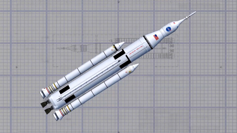 File:Artist Concept - Space Launch System Wireframe.png