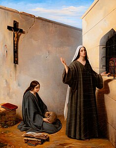 Sainte Marane et sainte Cyre, exposé au Salon de 1844.