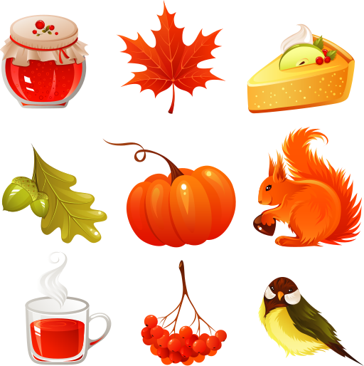 File:Autumn icon set clipart.svg