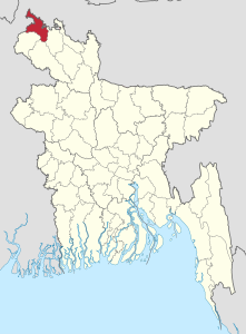 Distretto di Panchagarh – Localizzazione