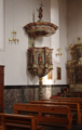 English: Catholic church - St. Vitus (Pulpit) in Bad Salzschlirf / Hesse / Germany