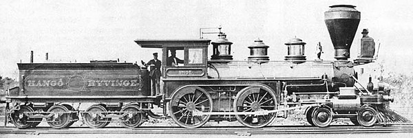 Finnish Class A4 locomotive of 1872