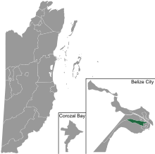 Belize constituencies, Collet.svg